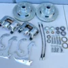 1958-64 CHEVY IMPALA POWER BRAKE ZERO OFFSET BOLT-ON FRONT DISC BRAKE KIT [NEW] [CHROME FINISH]