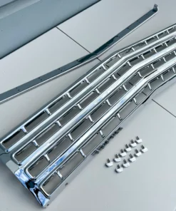 1962 CHEVY IMPALA BEL AIR BISCAYNE FRONT GRILL COMPLETE SET [ORIGINAL / OEM] [CHROME FINISH]