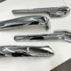 1959-1960 CHEVY IMPALA FRONT BENCH SEAT TRIMS , SHELLS 4PC / CHROME FINISH [GM ORIGINAL OEM RESTORED]