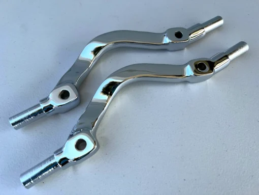 1958-1964 CHEVY IMPALA UPPER CONTROL ARM SHAFT 1PAIR [ORIGINAL / OEM] [CHROME FINISH]