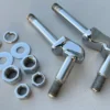 1959-64 GM CHEVY FULL SIZE IMPALA BEL AIR BISCAYNE REAR REGULAR SHOCK MOUNT BOLTS 1PAIR / CHROME FINISH