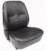 Low Back Vinyl Bucket Seat, Passenger Side, Black, w/Seat Mount