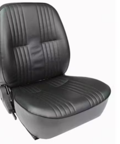 Low Back Vinyl Bucket Seat, Passenger Side, Black, w/Seat Mount